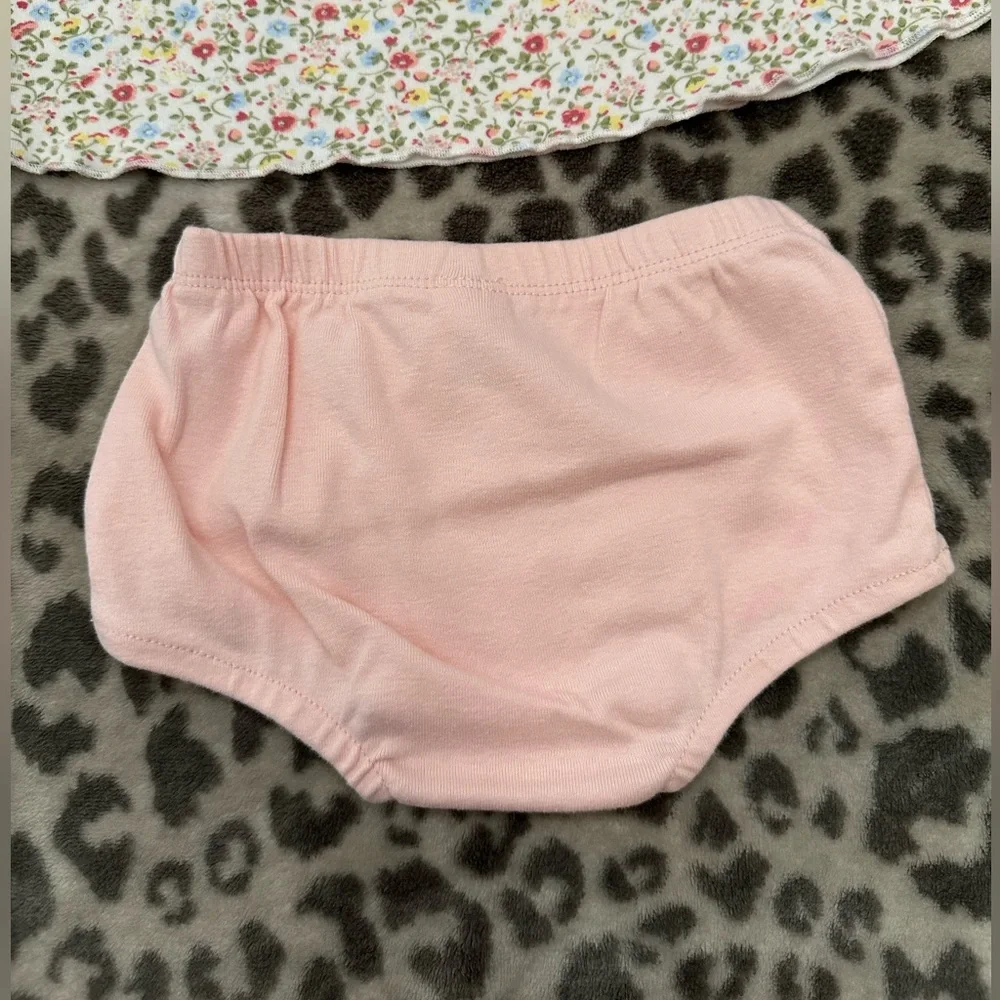 Carter’s Floral Dress Two Piece Set in Pink Size 6 months